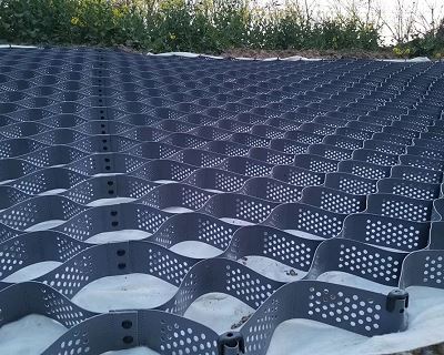 Aplikasyon Jaden Steel-plastik Geogrid